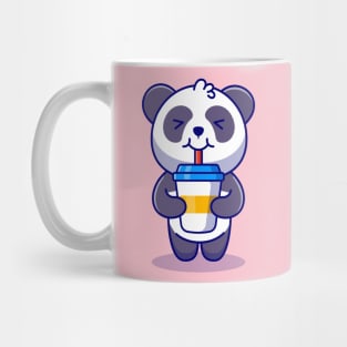 Cute Panda Drink Coffee Cartoon Mug